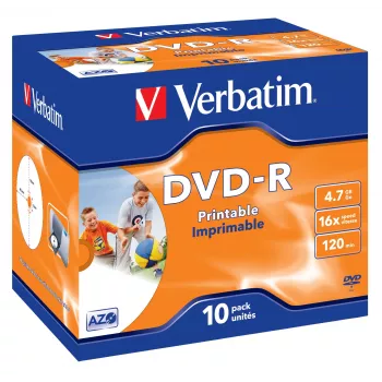 Verbatim 43521 DVD não imprimível 4,7 GB DVD-R 10 unid.
