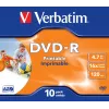 Verbatim 43521 DVD não imprimível 4,7 GB DVD-R 10 unid.