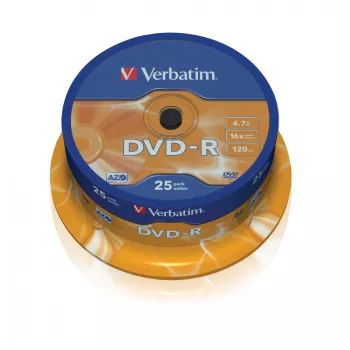 Verbatim DVD-R 4,7 GB 16x, Spindle, 25 pcs. (43522)