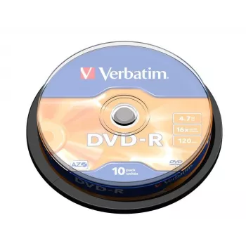Verbatim DVD-R Matt Silver 4,7 GB 10 unid.