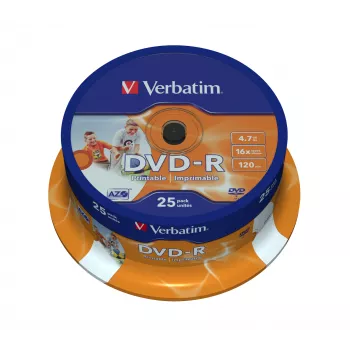 Verbatim 43538 DVD virgem 4,7 GB DVD-R 25 unid.
