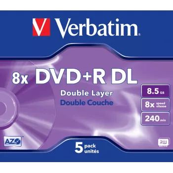 DVD+R DL Verbatim VB-DPD55JC 8,5 GB 5 unid.