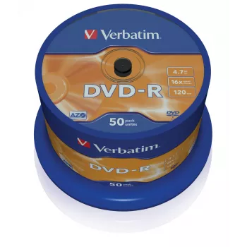 Verbatim DVD-R Matt Silver 4,7 GB 50 unid.