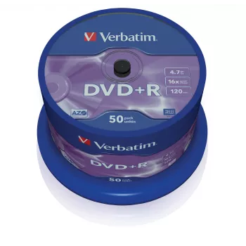 Verbatim VB-DPR47S3A, DVD+R, 120 mm, spindel, 50 unid., 4,7 GB