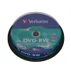 Verbatim DVDVER00072B, DVD-RW, spindel, 10 unid., 4,7 GB