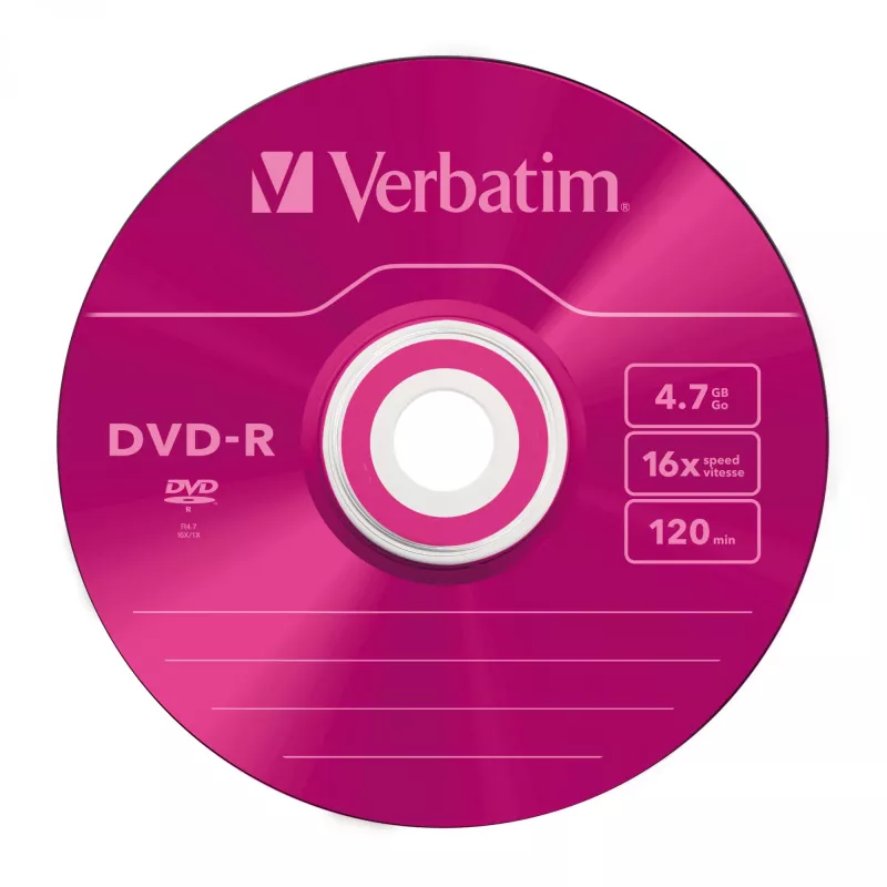 Verbatim DVD-R Colour 4,7 GB 5 unid.