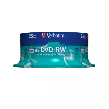 Verbatim DVD-RW Matt Silver 4,7 GB 25 unid.