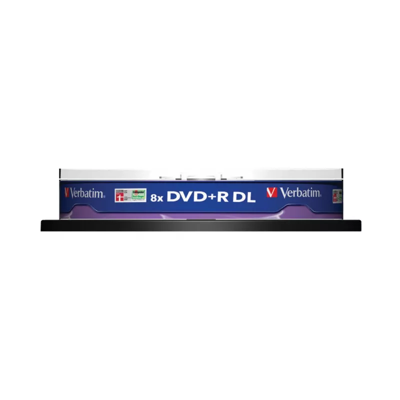 Verbatim VB-DPD55S1, DVD+R DL, 120 mm, spindel, 10 unid., 8,5 GB