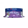 Verbatim 43667 DVD virgem 8,5 GB DVD+R DL 25 unid.