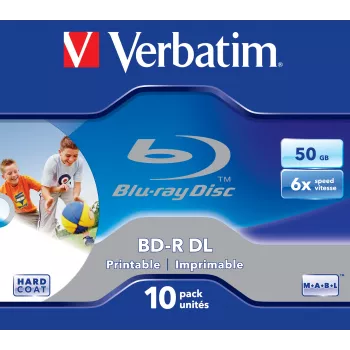 Verbatim 43736 discos BD-R 50 GB 10 unid.