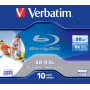 Verbatim 43736 discos BD-R 50 GB 10 unid.