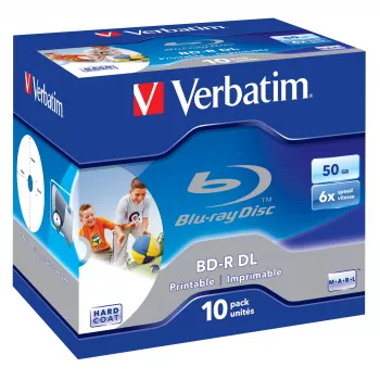 Verbatim 43736 discos BD-R 50 GB 10 unid.