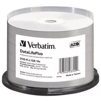 Verbatim DataLifePlus 4.7 GB DVD-R 50 unid.