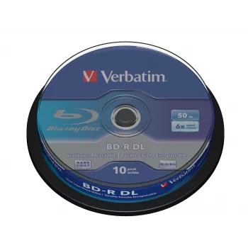 Verbatim 43746 disco Blu-Ray BD-R 50 GB não gravado 10 unid.