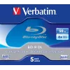 Verbatim 43748 disco Blu-Ray BD-R 50 GB não gravado 5 unid.