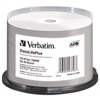 Verbatim CD-R 52x DataLifePlus 700 MB 50 unid.