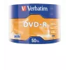 Verbatim DVD-R prateado mate pack de 50 wrap spindle