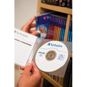Verbatim BD-R XL 100GB* 4x Wide Inkjet Printable 5 unid. caixa Jewel Case
