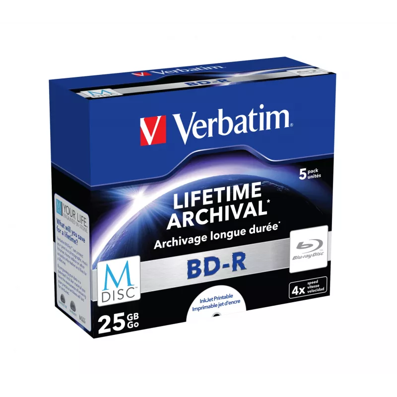 Verbatim M-Disc 4x BD-R 25 GB 5 unid.