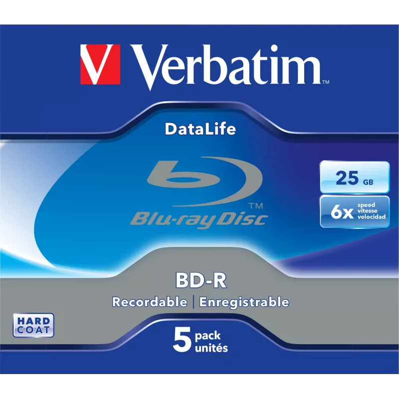 Verbatim DataLife 6x BD-R 25 GB 5 unid.