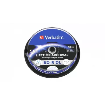 BD-R DL Verbatim MDISC 50 GB 10 unid. 6x
