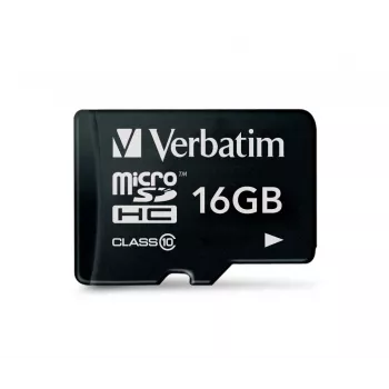 MicroSDHC Verbatim Premium 16 GB Classe 10 preto 44010