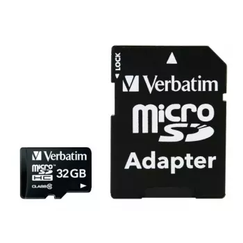 Memória flash Verbatim Premium 32 GB MicroSDHC Class 10 44083