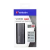 SSD externo Verbatim Vx500 USB 3.1 Gen 2 240GB, 240 GB, USB Type-C, 3.2 Gen 2 (3.1 Gen 2), 500 MB/s, prata