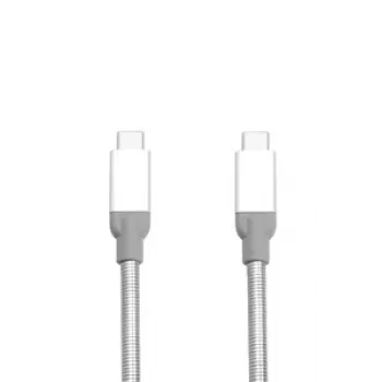 Cabo de sincronização e carregamento Verbatim USB-C para USB-C aço inoxidável USB 3.1 GEN 2 30cm