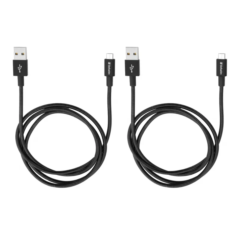 Cabo USB Verbatim 48874 USB 3.2 Gen 1 (3.1 Gen 1) 1 m Micro-USB A para USB A preto