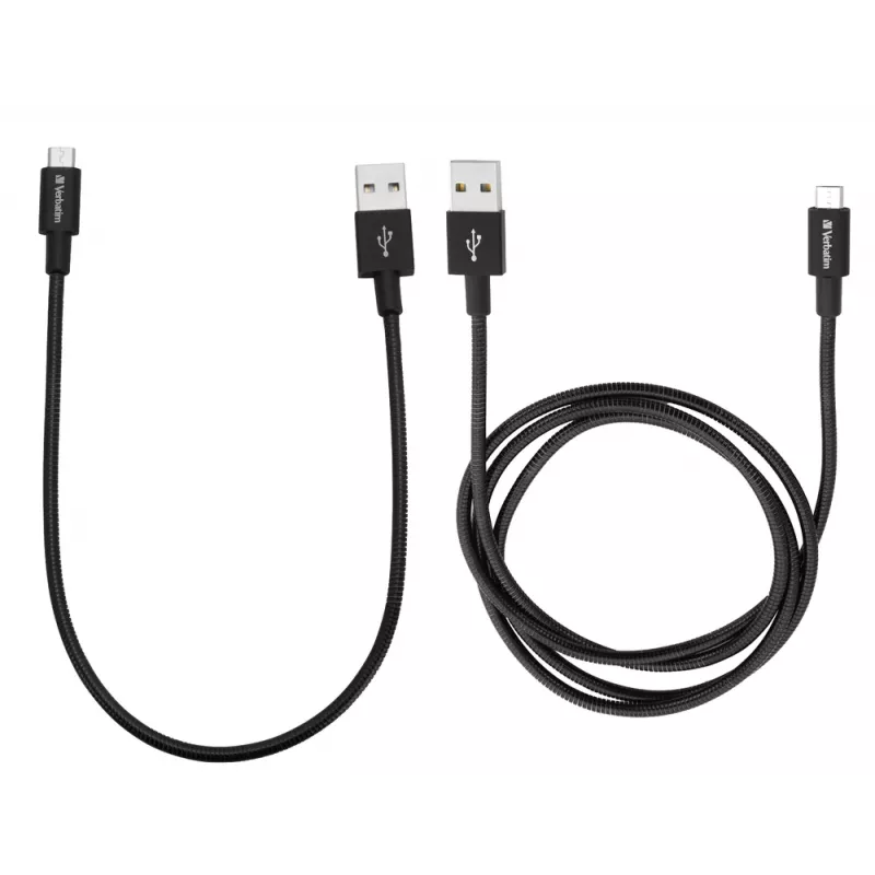 Cabo USB Verbatim 48875 USB 3.2 Gen 1 (3.1 Gen 1) 1 m Micro-USB A USB A preto