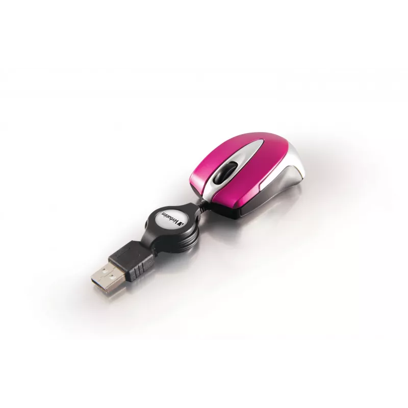 Rato Verbatim Go Mini escritório USB Type-A ótico 1000 DPI
