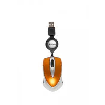 Rato Verbatim Go Mini escritório USB Type-A ótico 1000 DPI