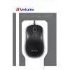 Rato Verbatim 49024 para destros USB Type-A ótico 1000 DPI