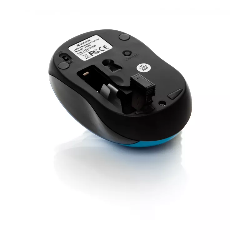 Rato Verbatim Go Nano ambidestro RF sem fios 1600 DPI