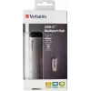 Dock/Replicador de portas para portátil Verbatim 49140 USB 3.2 Gen 1 (3.1 Gen 1) Type-C