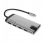 Dock/Replicador de portas para portátil Verbatim 49142 USB 3.2 Gen 1 (3.1 Gen 1) Type-C preto, prateado