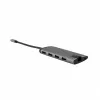 Dock/Replicador de portas para portátil Verbatim 49142 USB 3.2 Gen 1 (3.1 Gen 1) Type-C preto, prateado