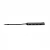 Dock/Replicador de portas para portátil Verbatim 49142 USB 3.2 Gen 1 (3.1 Gen 1) Type-C preto, prateado