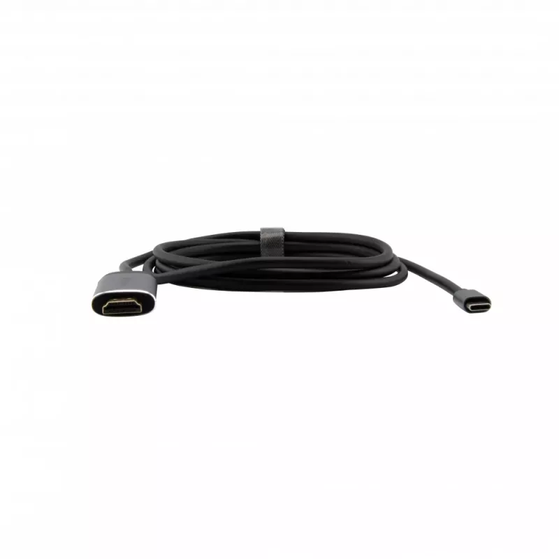Adaptador de cabo de vídeo Verbatim 49144 1,5 m USB Type-C HDMI preto, prateado