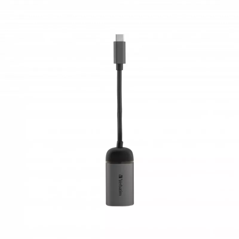 Dock/Replicador de portas para portátil Verbatim 49146 USB 3.2 Gen 1 (3.1 Gen 1) Type-C preto, prateado