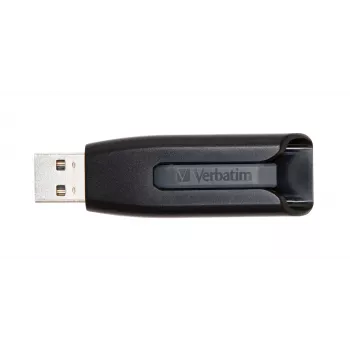 Verbatim V3 - Pen drive USB 3.0 256 GB - preto, 256 GB, USB Type-A, 3.2 Gen 1 (3.1 Gen 1), Slide, 10 g, preto