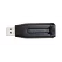 Verbatim V3 - Pen drive USB 3.0 256 GB - preto, 256 GB, USB Type-A, 3.2 Gen 1 (3.1 Gen 1), Slide, 10 g, preto