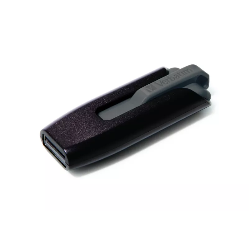 Verbatim V3 - Pen drive USB 3.0 256 GB - preto, 256 GB, USB Type-A, 3.2 Gen 1 (3.1 Gen 1), Slide, 10 g, preto