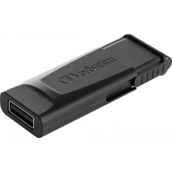 Verbatim Slider - Pen drive 128 GB - preto, 128 GB, 2.0, Slide, 8 g, preto