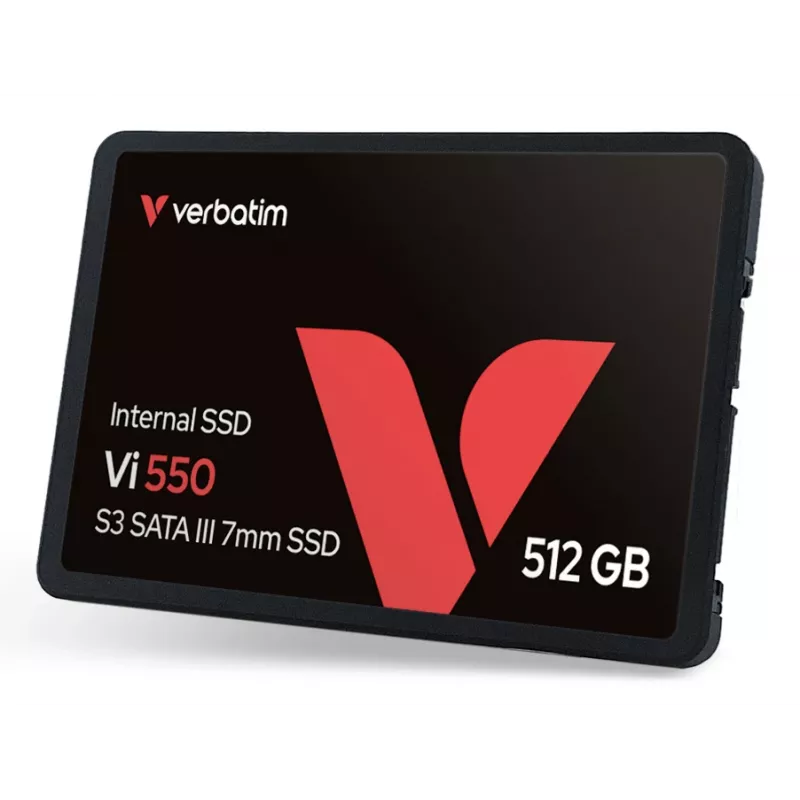 SSD Verbatim Vi550 S3 512 GB, 512 GB, 2,5 polegadas, 520 MB/s, 6 Gbit/s