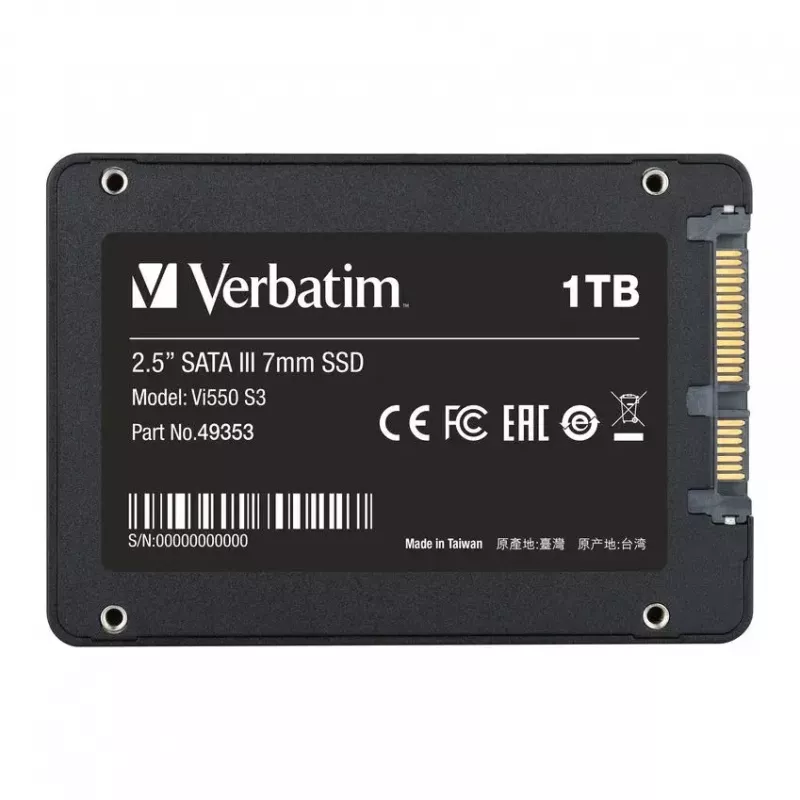 SSD Verbatim 1 TB 2,5 polegadas SATA Vi550 S3