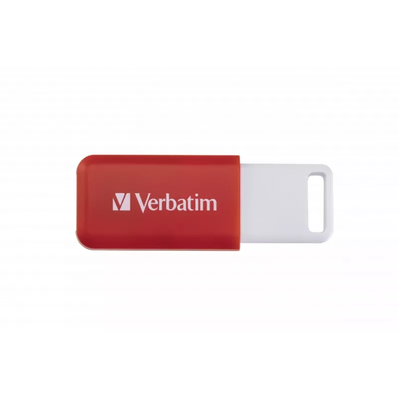 Pen drive Verbatim DataBar 16 GB USB Type-A 2.0 vermelho