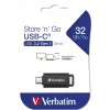Pen drive Verbatim Store 'n' Go 32 GB USB Type-C 3.2 Gen 1 (3.1 Gen 1) preto