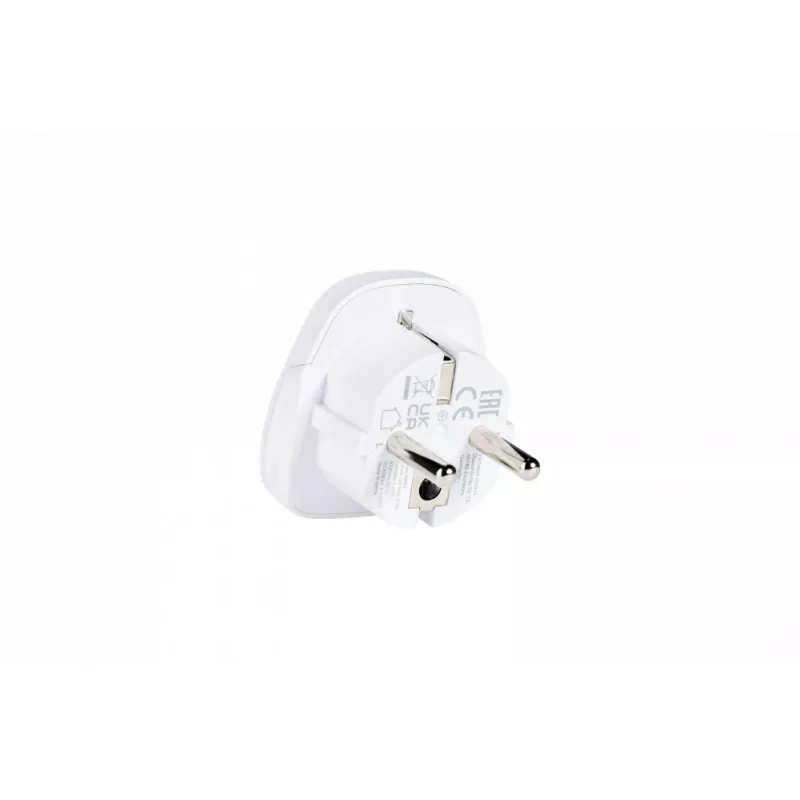 Adaptador de ficha de rede Verbatim 49541 universal tipo E/F híbrido branco